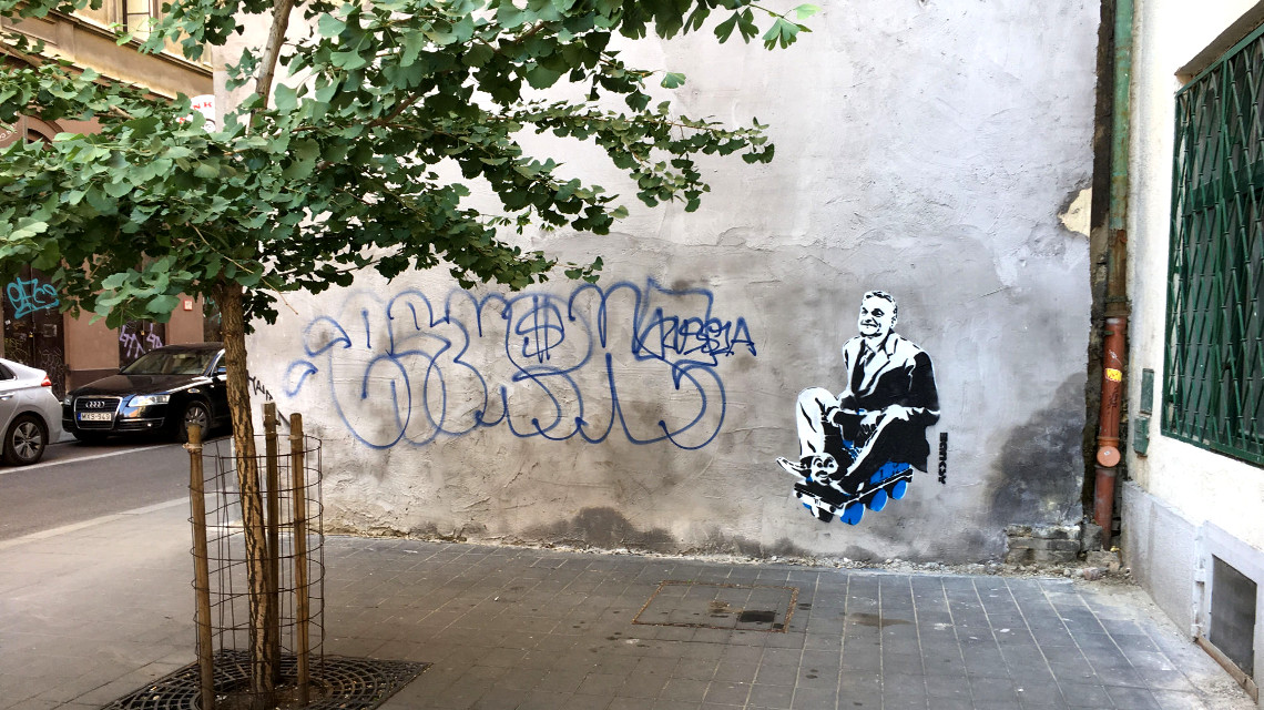 Orbán graffiti