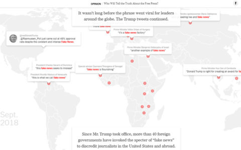 Donald Trump fake news térkép féknyúz