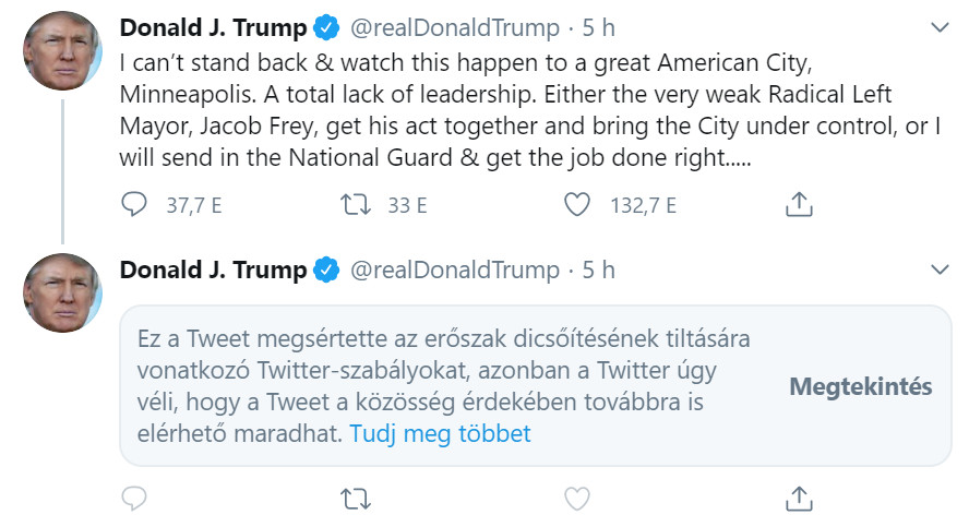 Donald Trump tweet