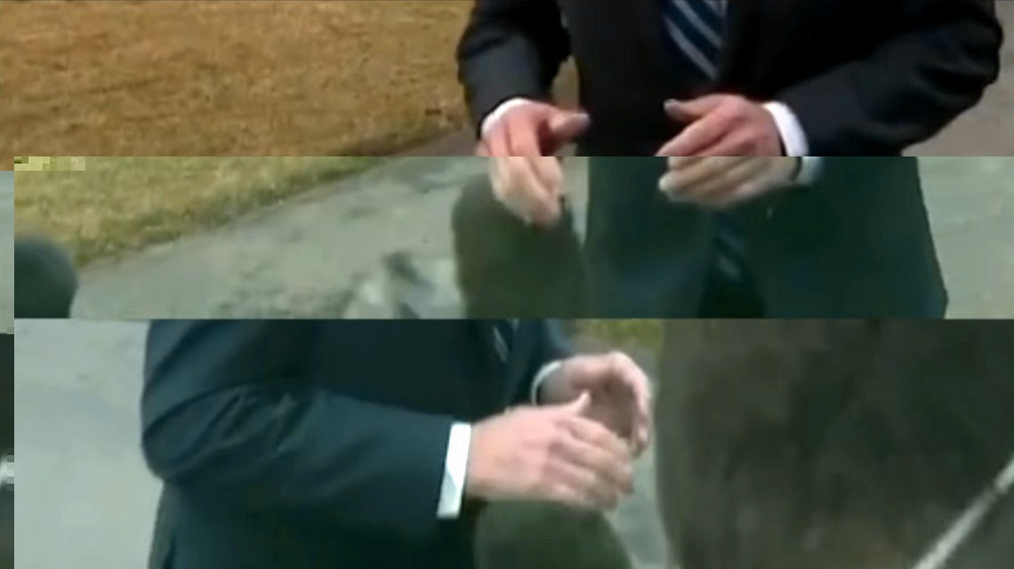 Joe Biden keze