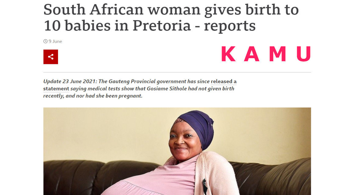Dél-Afrikai tízes ikrek