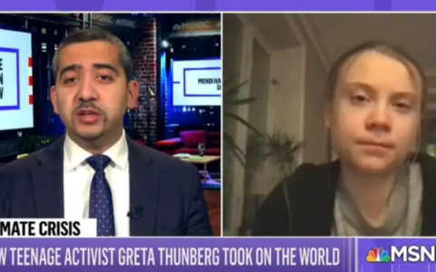 Greta Thunberg a The Mehdi Hasan Showban