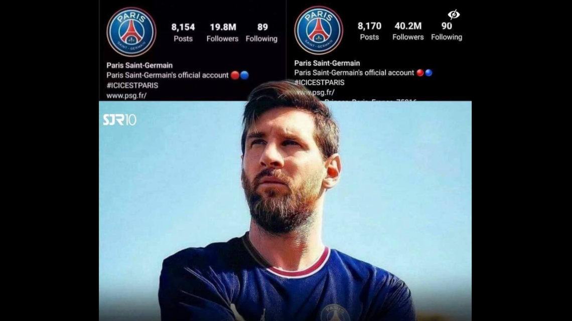 Lionel Messi PSG Instagram