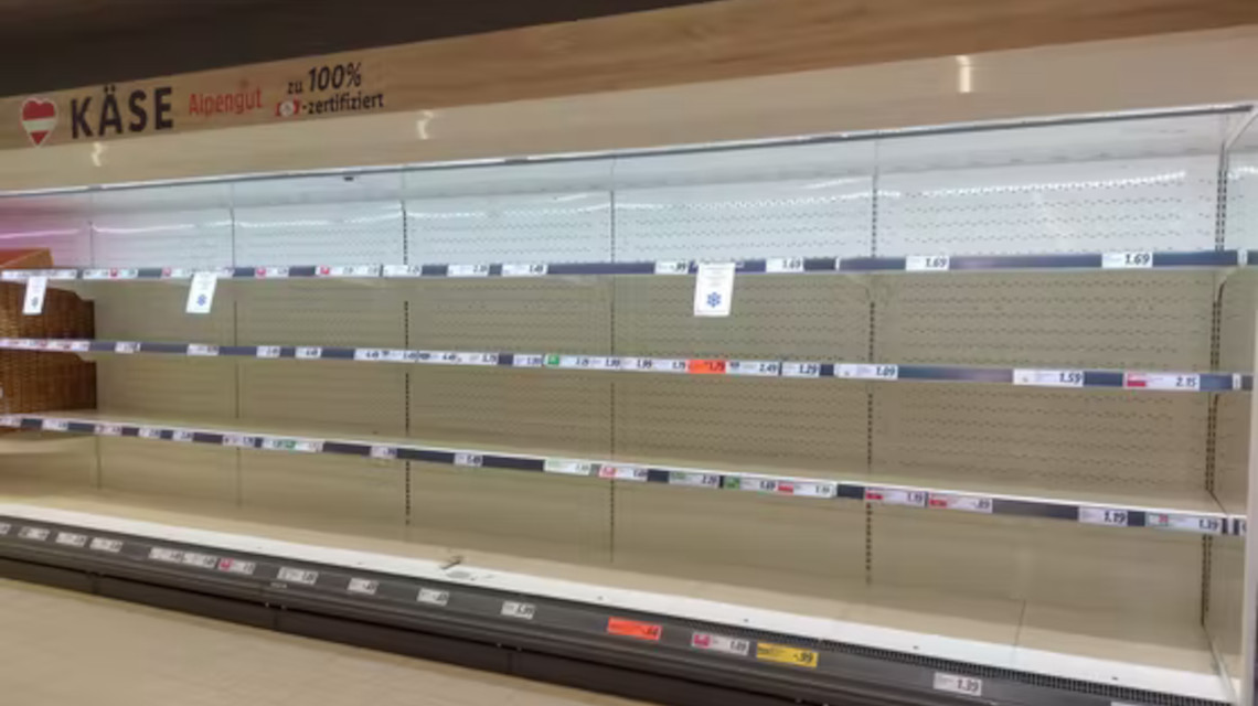 Lidl hűtő üres Bécs