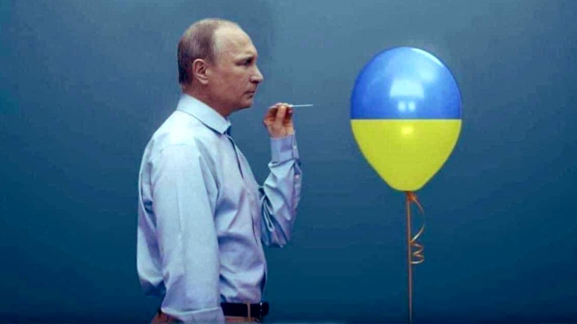 Putyin lufi nem Banksy