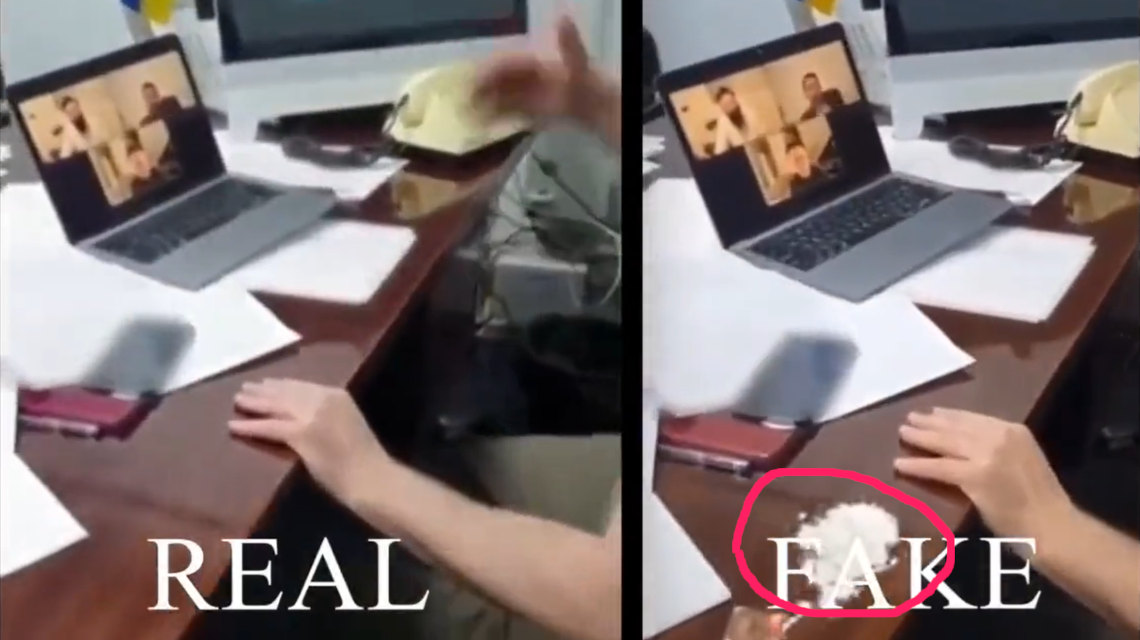 Zelenszkij kamu kokainos videó