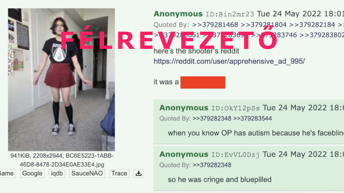uvalde transznemű lövöldöző kamu