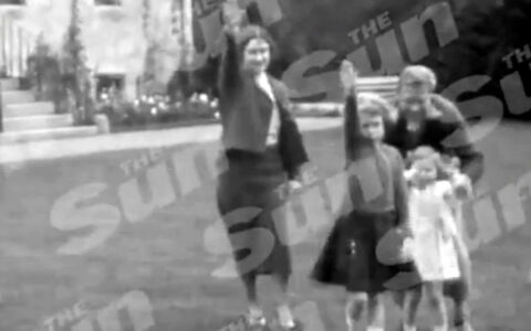 II. Erzsébet királynő náci karlendítés