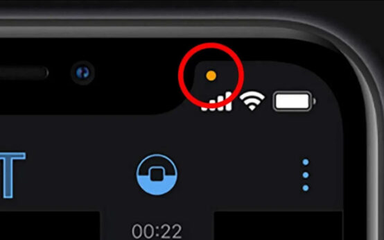 apple sárga pötty