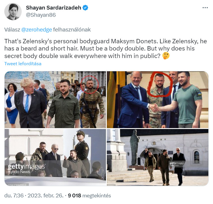 zelenszkij dublőr fotó