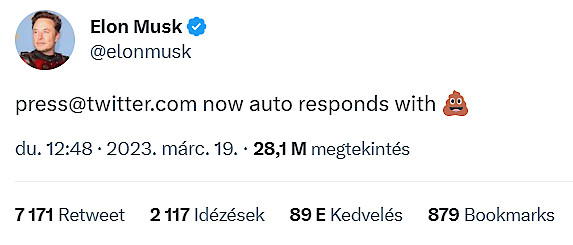 elon musk twitter press
