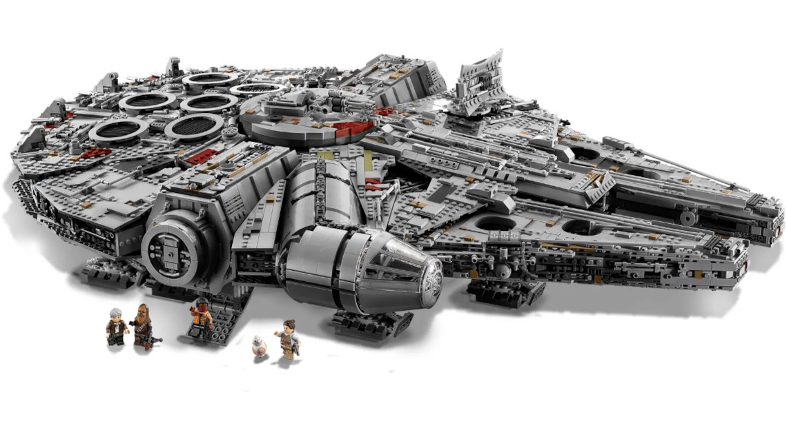 lego millennium falcon csalas