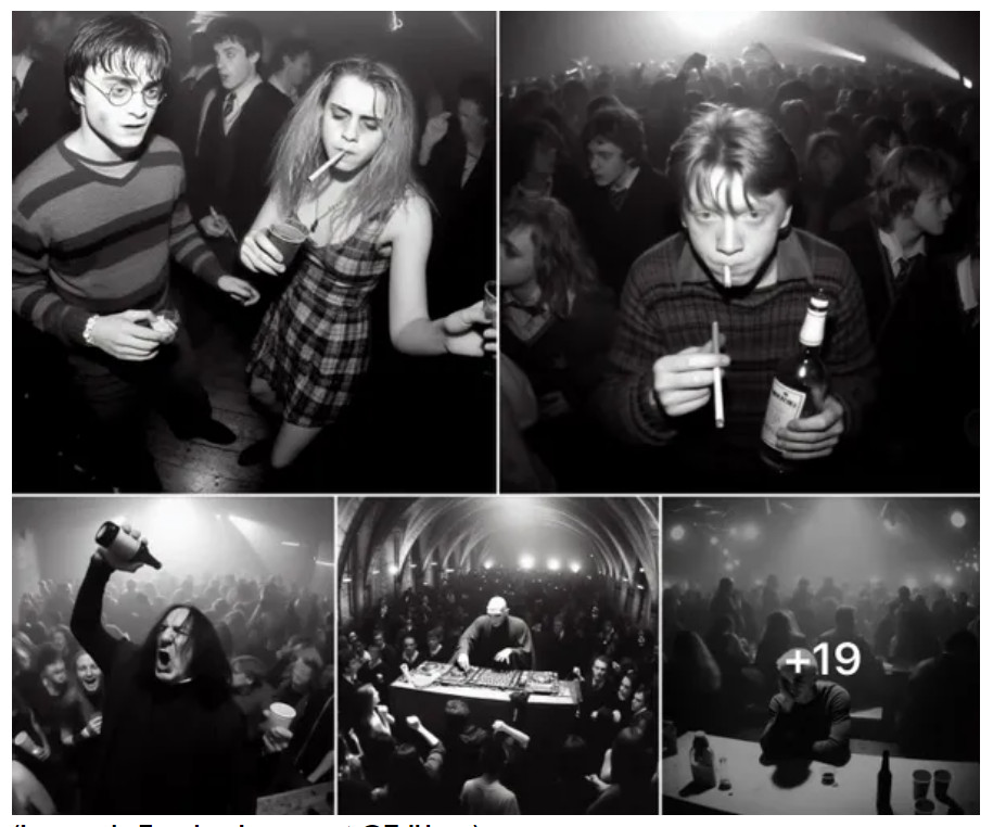 Harry Potter rave parti 1996
