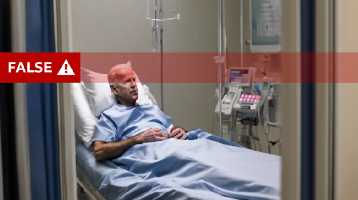 joe biden kórházban kamu