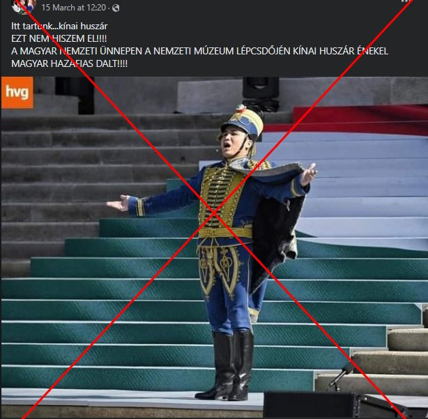 AFP március 15 kínai huszár