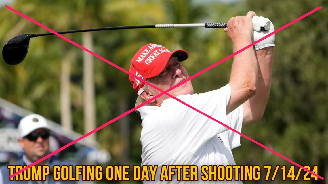 Donald Trump golfozik kamu