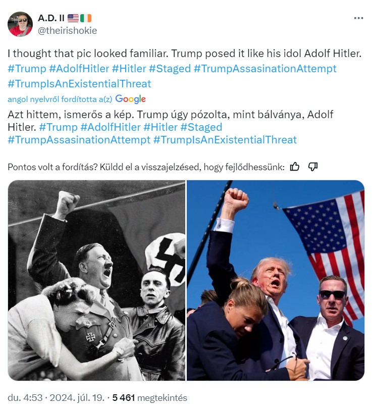 Donald Trump és Adolf Hitler
