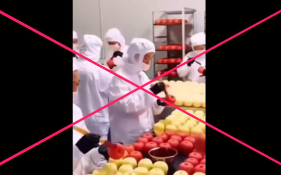 piros almák festése