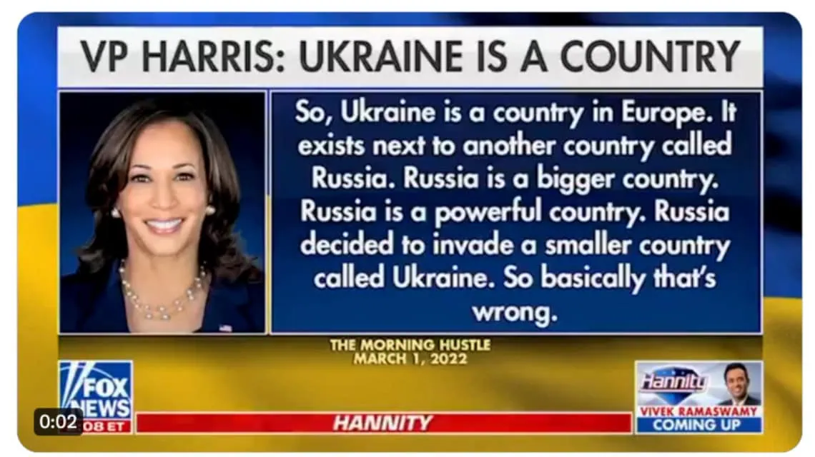 Kamala Harris orosz-ukrán háború