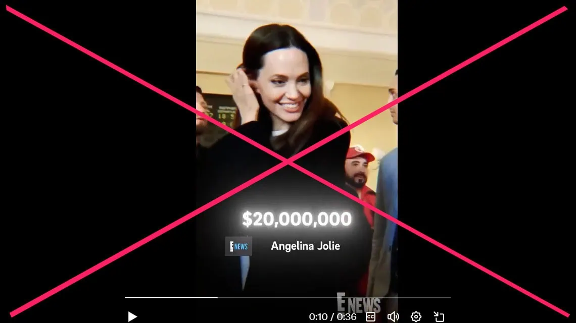 Angelina Jolie ukrán látogatás usaid