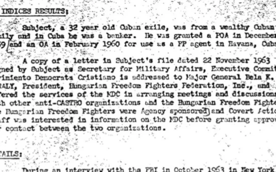 Kennedy-akták 1956 CIA
