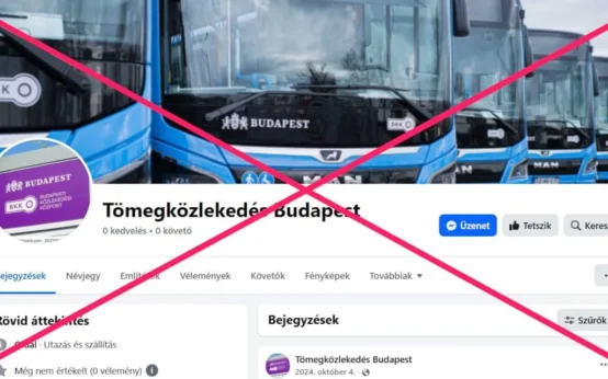 tömegközlekedés budapest facebook csalás