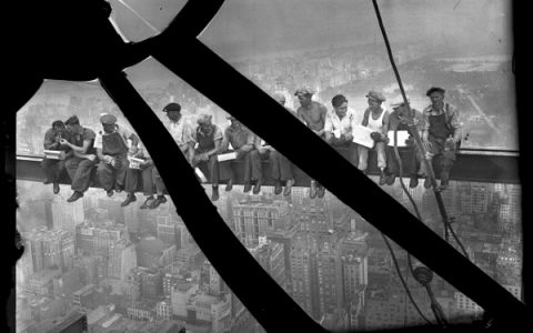 Lunch atop a Skyscraper kép