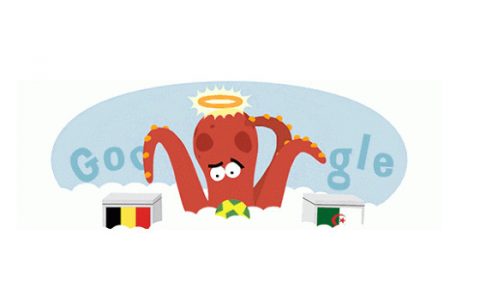 Paul, a polip a Google doodle-jében