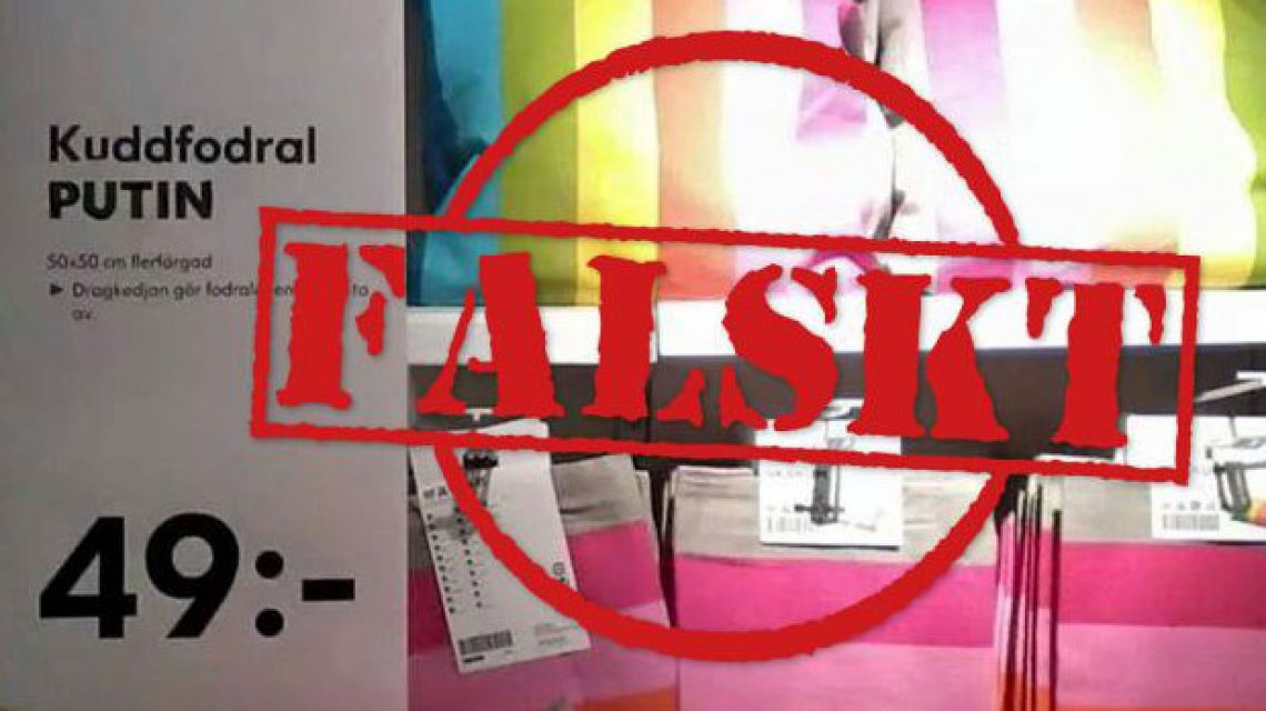 Hoax a putyinos IKEA párna