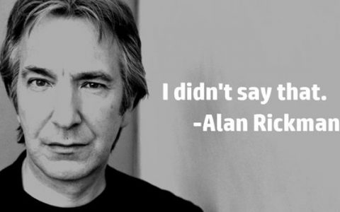Alan Rickman idézet