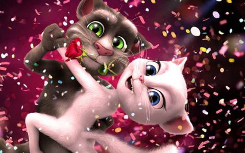 Talking Angela szeme kamera