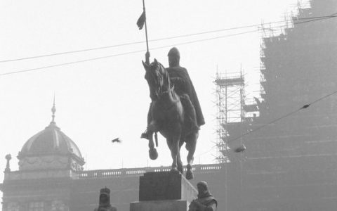 A prágai Vencel tér