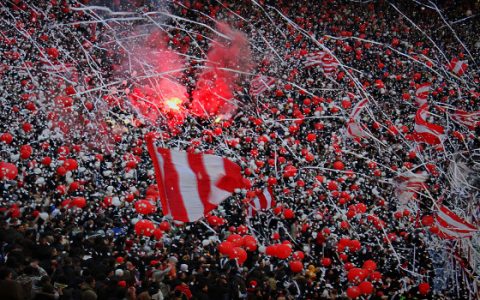 Crvena Zvezda szurkolók